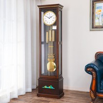 Simple music Time floor clock home Creative big pendulum clock villa luxury standing clock Chinese Hemler big seat clock