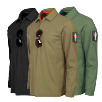 Autumn and Winter Special Forces T-shirt men loose size tactical long sleeve elastic sweat absorption military fans training T-shirt military uniform body shirt