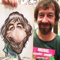 Hand drawn portrait cartoon Q version real character head portrait portrait sketch photo exaggerated cartoon design