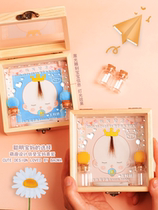 Fetal hair diy homemade baby souvenir newborn fetal hair bottle preservation bottle making umbilical cord deciduous teeth collection box permanent