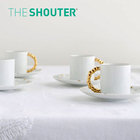 The shower × L'objet Mojave Mojave tea cup with two plates