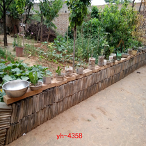 New live room background cloth anchor shooting Section video tremble sound fast hand rural vegetable garden old house 3d three-dimensional wall cloth