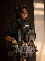 TRN] Black gray industrial COMBAT2000 armed mother super small light carrier tactical vest XPC-MINI