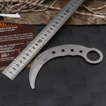 Outdoor knife fancy claw knife without front training claw knife high hardness neck knife EDC portable defense tactical knife