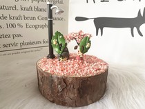 Spirited and Chihiro Totoro music box rotating base wooden material diy handmade creative music box birthday gift