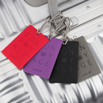 packall luggage tag suitcase luggage tag suitcase hanging tag plane boarding pass Japan Korean check-in plate