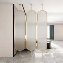 Screen partition living room modern simple Changhong tempered glass decoration door porch light luxury door shade customization