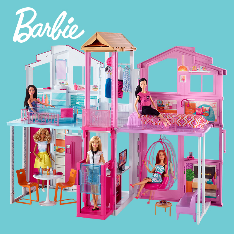 electronic barbie house