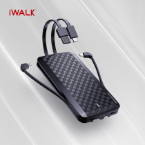 iWALK Love Warcraft Scorpion Charging Bao ultra-thin Bring your own power charging line Four-in-one Multi-function portable high-power large capacity mobile power supply suitable for oppo Apple Huawei