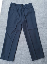 New style sea Tibetan green winter belt back pocket wool serge fabric pants loose tooling pants single pants sea winter belt fart pocket