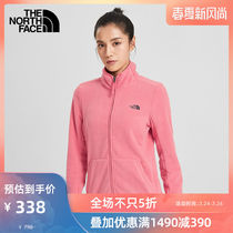 Outdoor comfort and warmth of the classic North Face sweater grabbing women on the new 497Q