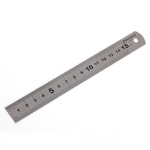 Steel shield S079040 stainless steel ruler male drawing steel ruler double-sided scale ruler