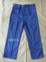 Type 65 vintage polyester pants sea blue wear-resistant military overalls performance nostalgia pants construction site labor protection work