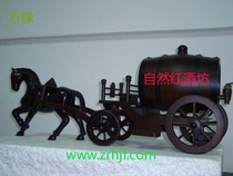 1.5L马拉车马车仿古本色橡木桶橡木酒桶葡萄酒桶橡木家居