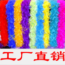 Big feather hair strips big fire pieces cartoon bouquet packaging material feather strips wedding decoration DIY Turkey hair strips