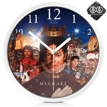 Li Li art wall clock Living room study Mute clock Fashion creative personality clock MJ quartz wall clock