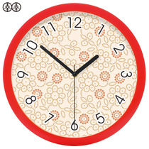 0 Li Li art wall clock Wall watch original fashion simple creative floral garden living room silent quartz clock