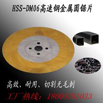 Factory direct sale HSS-DM06 high speed steel metal circular saw blade (W6) pipe cutting machine blade