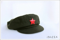 Type 55 65 military green woolen liberation hat material old hat