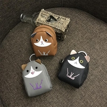 Mini Small School Bag Zero Wallet Schoolgirl Korea Small Square Bag Coins Cute Kitty Kitty Small Fresh Key Clasp Hand