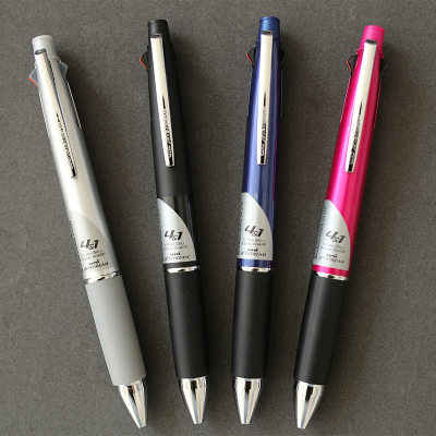 日本三菱uni多色笔jetstream msxe5-1000多功能笔四色圆珠笔 铅笔