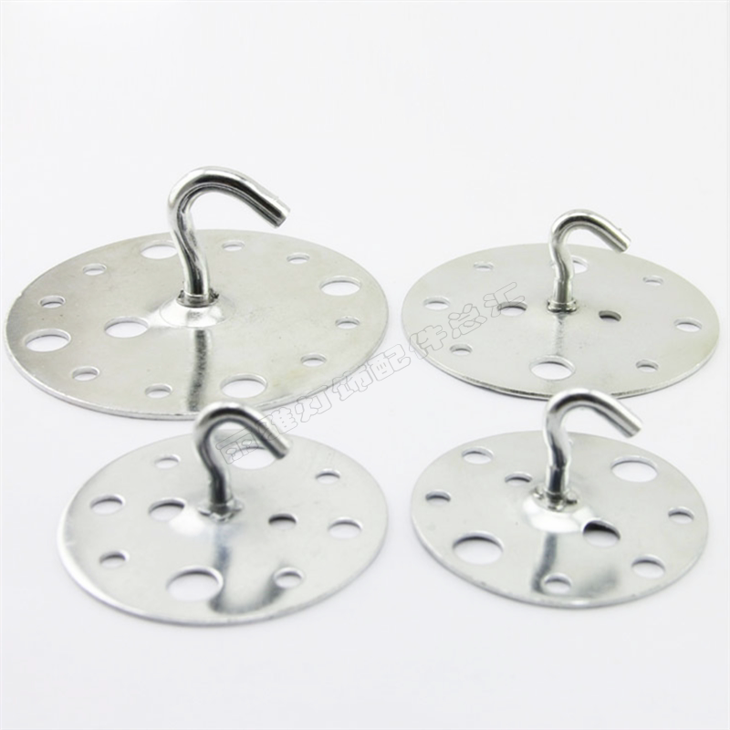 水晶灯吊灯开口挂钩吸顶圆形挂板吊链挂钩开钩子led灯具灯饰配件