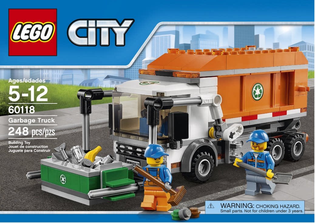 lego 60118 城市系列 垃圾收集车 2016 现货