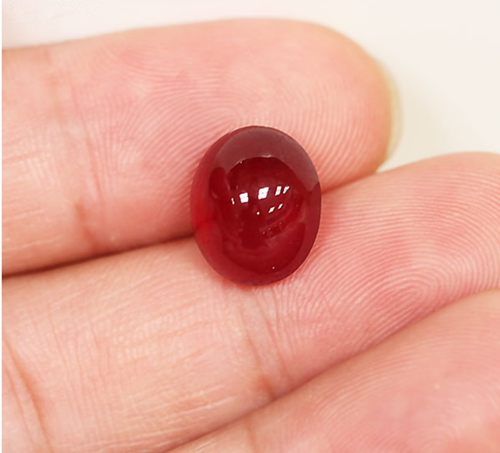 天然缅甸鸽血红宝石裸石10-27.5克拉戒面 素面蛋面戒指面吊坠女款