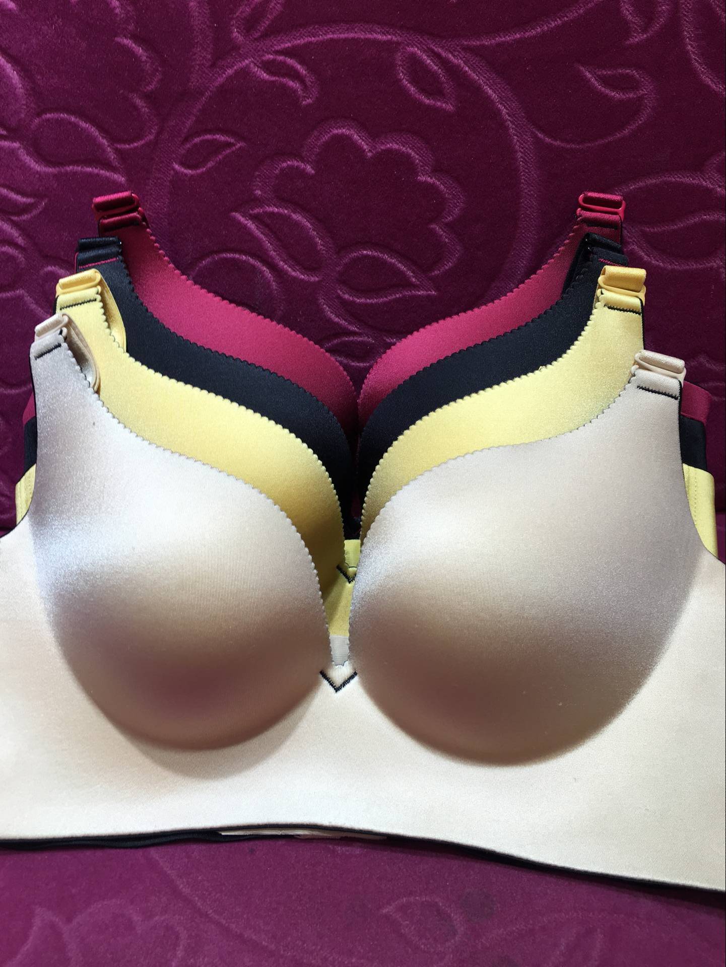 秀黛内衣新款正品女印象无痕中厚无钢圈调整型文胸f5117350abc