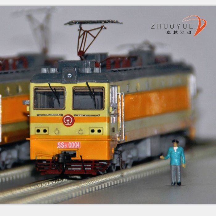 韶山6 ss6 火车模型 1:87 ho (无动力 需自己拼装 上色)