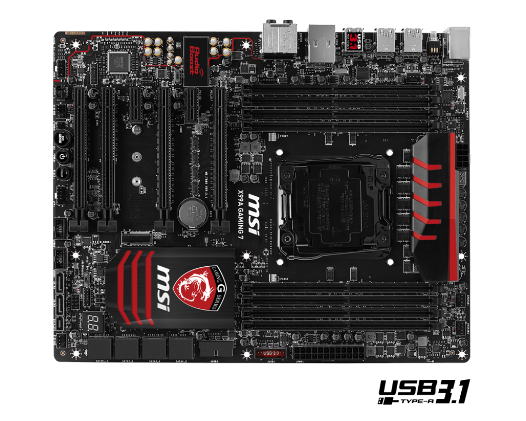 msi/微星 x99a gaming7 usb3.1 x99 游戏主板