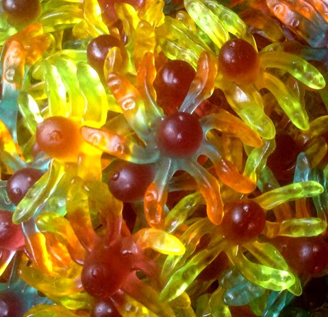 橡皮糖做的大章鱼 德国trolli/口力大章鱼橡皮糖2元50克