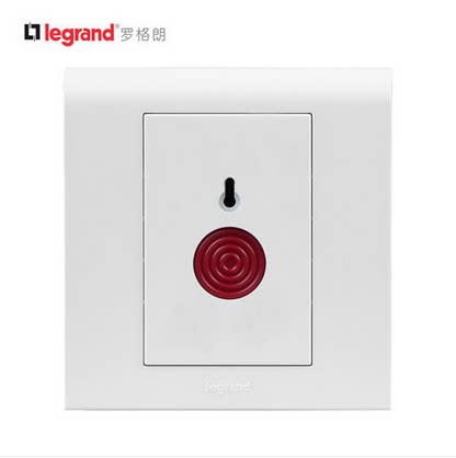 tcl罗格朗开关插座面板呼叫报警器开关 86型k5紧急救助按钮开关