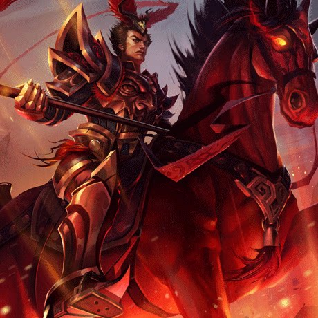 lol英雄联盟 德玛西亚皇子 嘉文四世皮肤 吕布奉先 19900点券