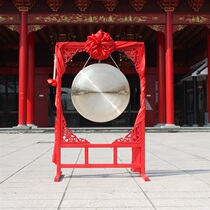 High-grade pure Gong rack open M Musical Instrument Open Road q Gong Gong industry celebration 50cm 60C drum 80cm copy gong with luxury