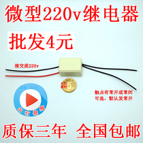 Electromagnetic 220V intermediate relay module Small and exquisite miniature intermediate relay module with shell and wire
