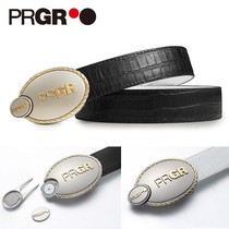 PRGR golf belt men double-sided leather high-grade pressed crocodile pattern with Guoling fork Mark golf belt men