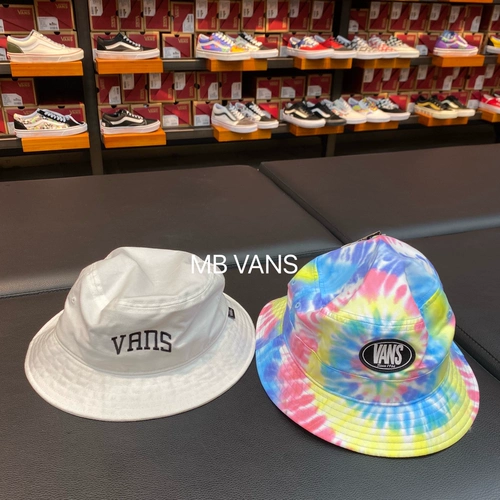 Vans Vans мужской женский рыбак белого сахара шляпа шляпа с капелькой vn0a54kez6i1 vn0a4tqbwht
