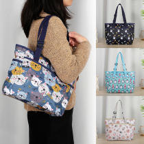Double Use Mommy Bag Large Capacity Handbag Waterproof Mother & Baby Bag Handout Mother Bag Single Shoulder Bag Lunchbox Bag Lunch Bag