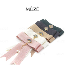 Fan Multi-color bow tassel spike Curtain fabric drapery Small curtain decorative pendant accessories