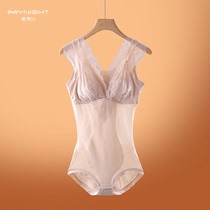 Bring your own bra one-piece sculpting body clothes waist belt bra one-piece thin seamless corset body underwear women