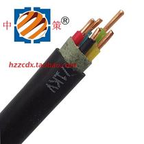 Hangzhou Zhongce brand YJV5*4 square national standard pure copper 5 core 4 square hard sheathed industrial wire and cable