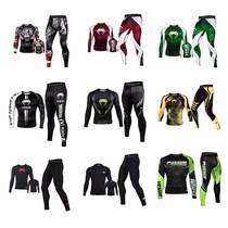 Venom Training Suit Long Sleeve Tight Fit Mens Loose Boxing Running Football Sports Equipment Speed Dry Fitness Suit Suit