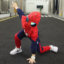 Boy Spiderman clothes autumn childrens suit 2021 new boy Altman clothing autumn winter cos clothing