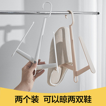 2 balconies shoe rack adhesive hook multifunctional household shoe hanger outdoor windproof hanger hook