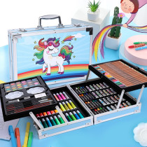 Drawing tool set color pen boys and girls toy birthday gift 4 intelligence children primary school students 6-7 girls