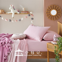 Australian adairs childrens bedding sheets bed hats pillowcase Organic pink pink cotton