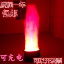 Simulation flame lights electronic bonfire party fake Brazier props outdoor large evening event stage decoration supplies