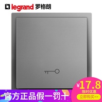 tcl Legrand concealed doorbell access switch out button Ding Dong self-reset type 86 deep sand Silver