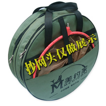 Fish Protection Bag Handbag Fishing Bag Waterproof Thickened Canvas Round Fishing Care Bag DOUBLE LAYER TRIPLE LAYER FISHING GEAR BAG